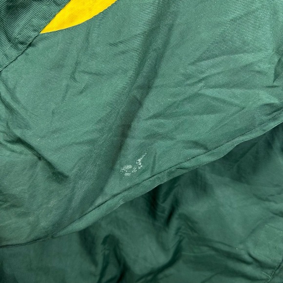 VINTAGE Reebok Green Bay Packers Jacket Mens XL Green NFL Full Zip Windbreaker - Picture 8 of 12
